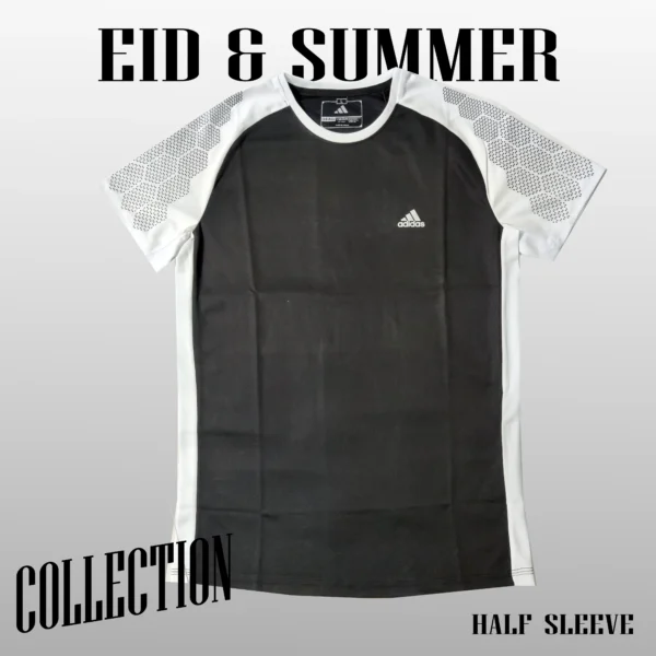 Export Quality Man's Half Sleeve T-Shirt adi*dus - Image 3