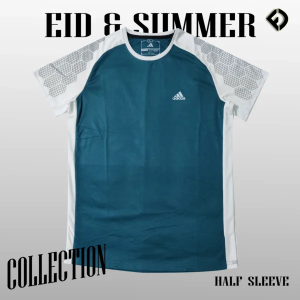 Export Quality Man's Half Sleeve T-Shirt adi*dus - Image 4