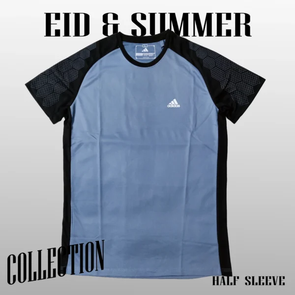 Export Quality Man's Half Sleeve T-Shirt adi*dus - Image 5